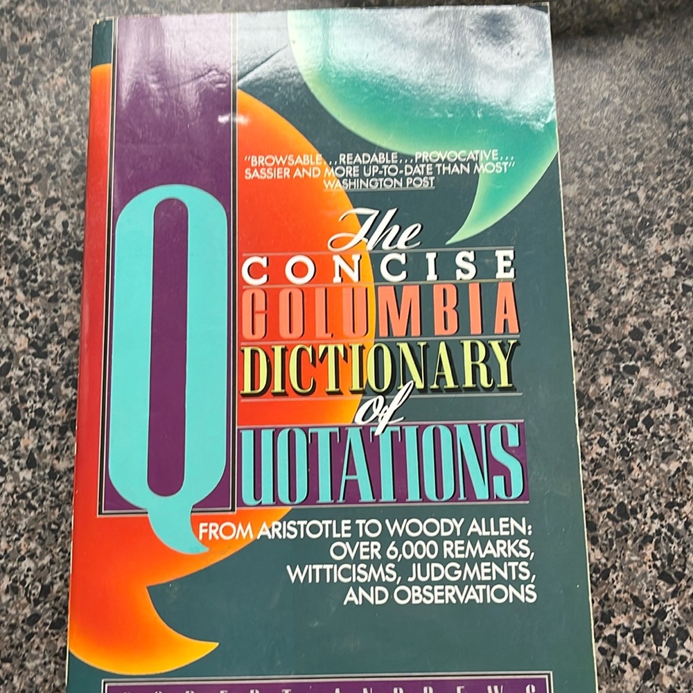 Dictionary of Quotes 3/$20